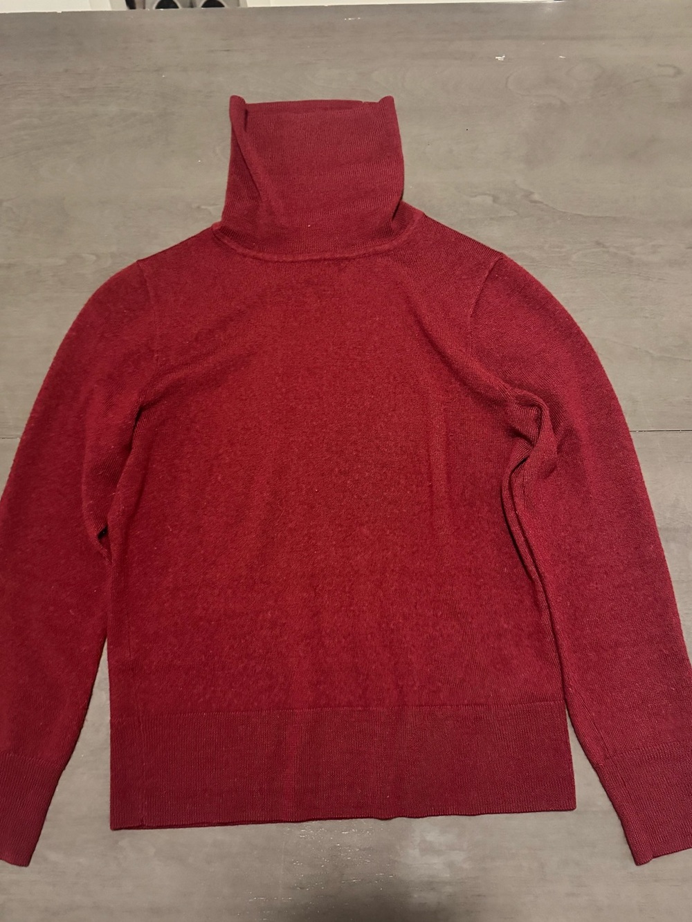 J. Crew Merino Wool  Sweater - Burgundy